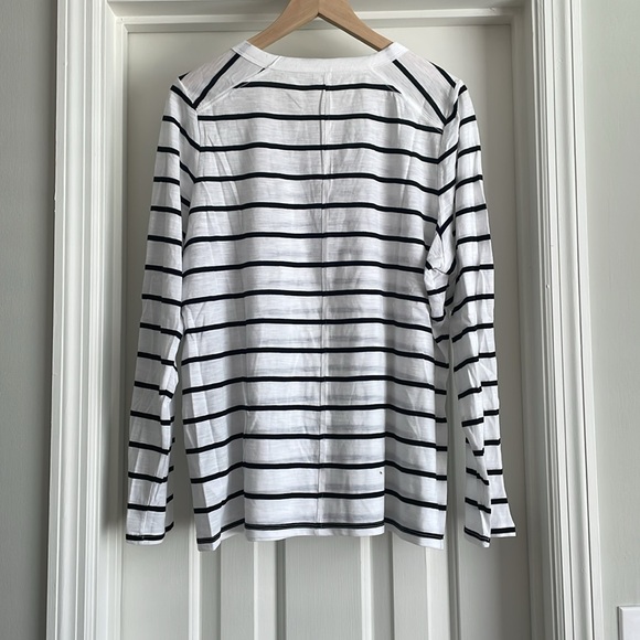 Banana Republic XXL Stripe Long Sleeve Tee - Picture 2 of 4